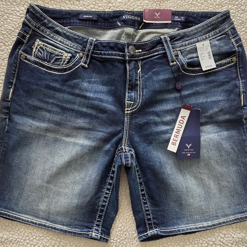 Vigoss Women's Blue Denim Shorts